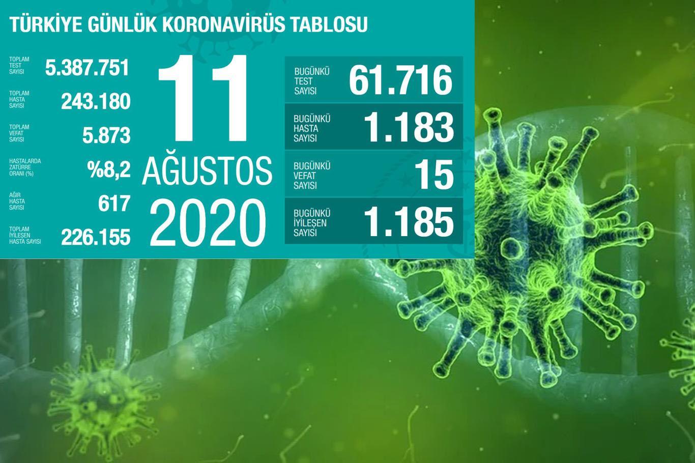 Turkey reports 15 new deaths from coronavirus